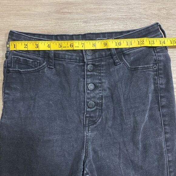 Old Navy Black Skinny Ultra High-Rise Rockstar Super Skinny Jeans Size 6 - Picture 9 of 12
